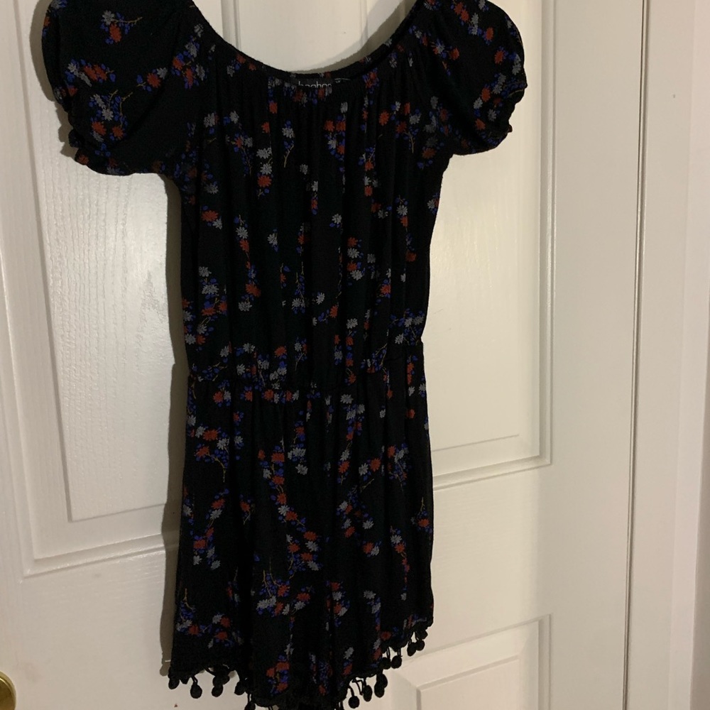 Floral Off The Shoulder Romper